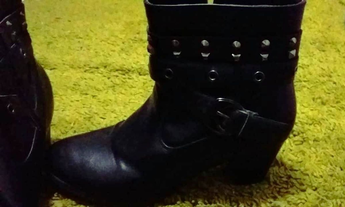 bota cano curto enjoei