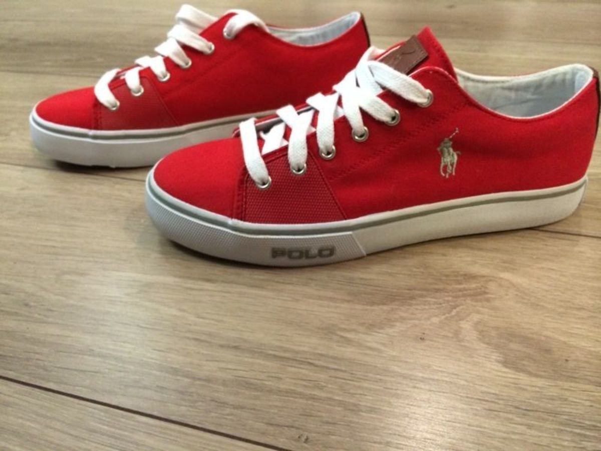 tenis polo vermelho masculino