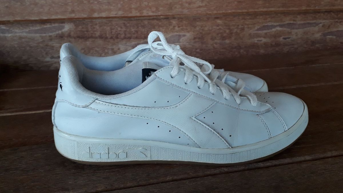 tenis diadora couro
