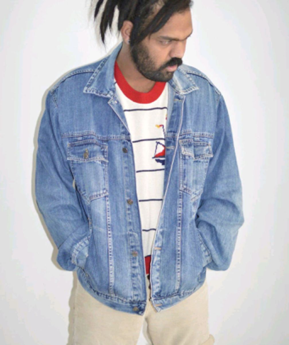 jaqueta jeans oversized masculina