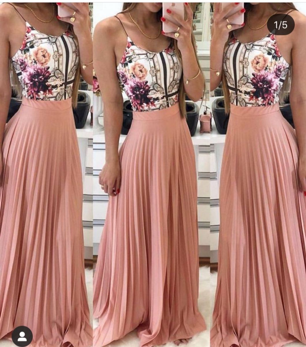 saia plissada casamento