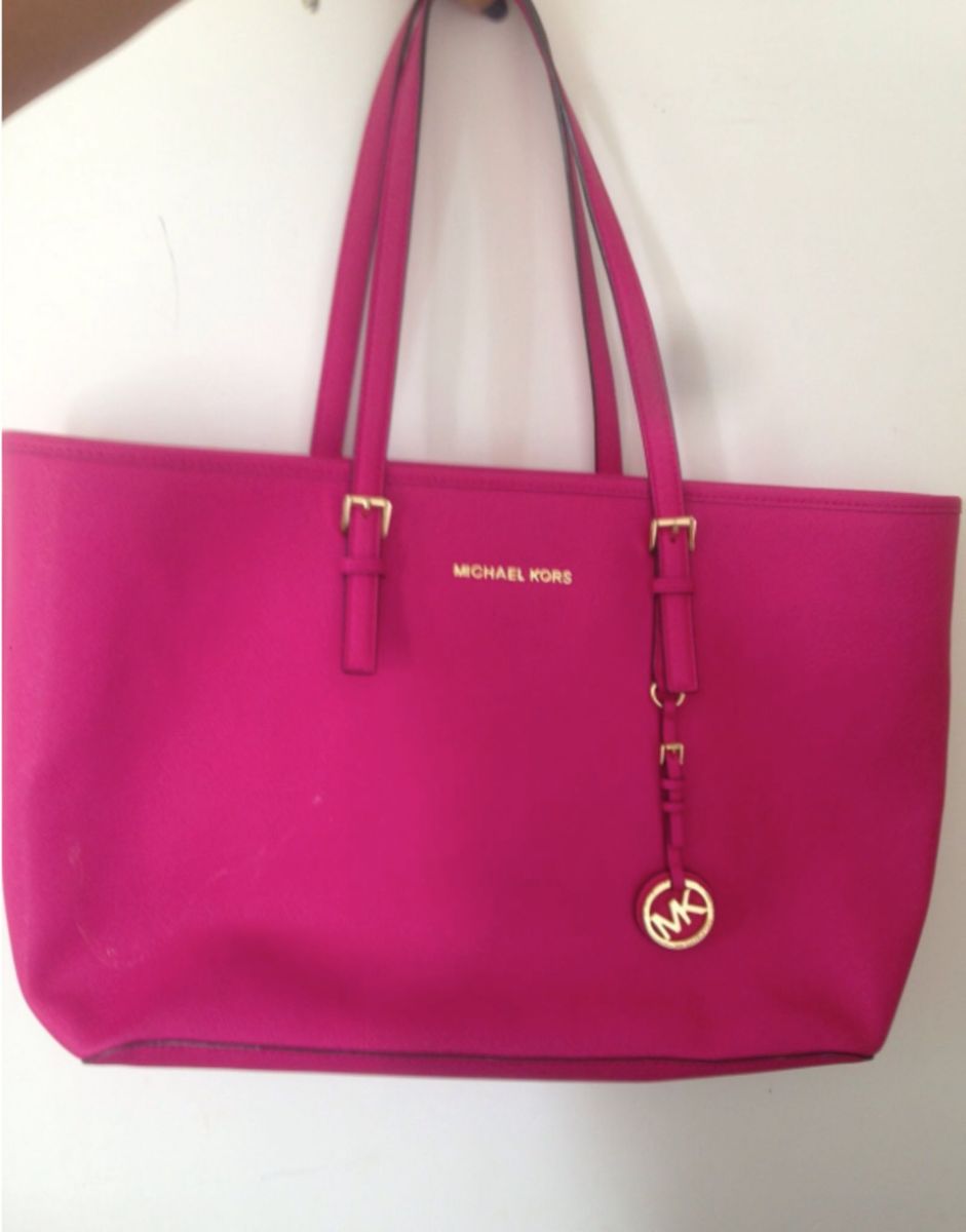 bolsa rosa mk