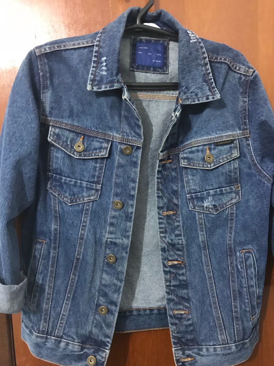 jaqueta jeans feminina zara