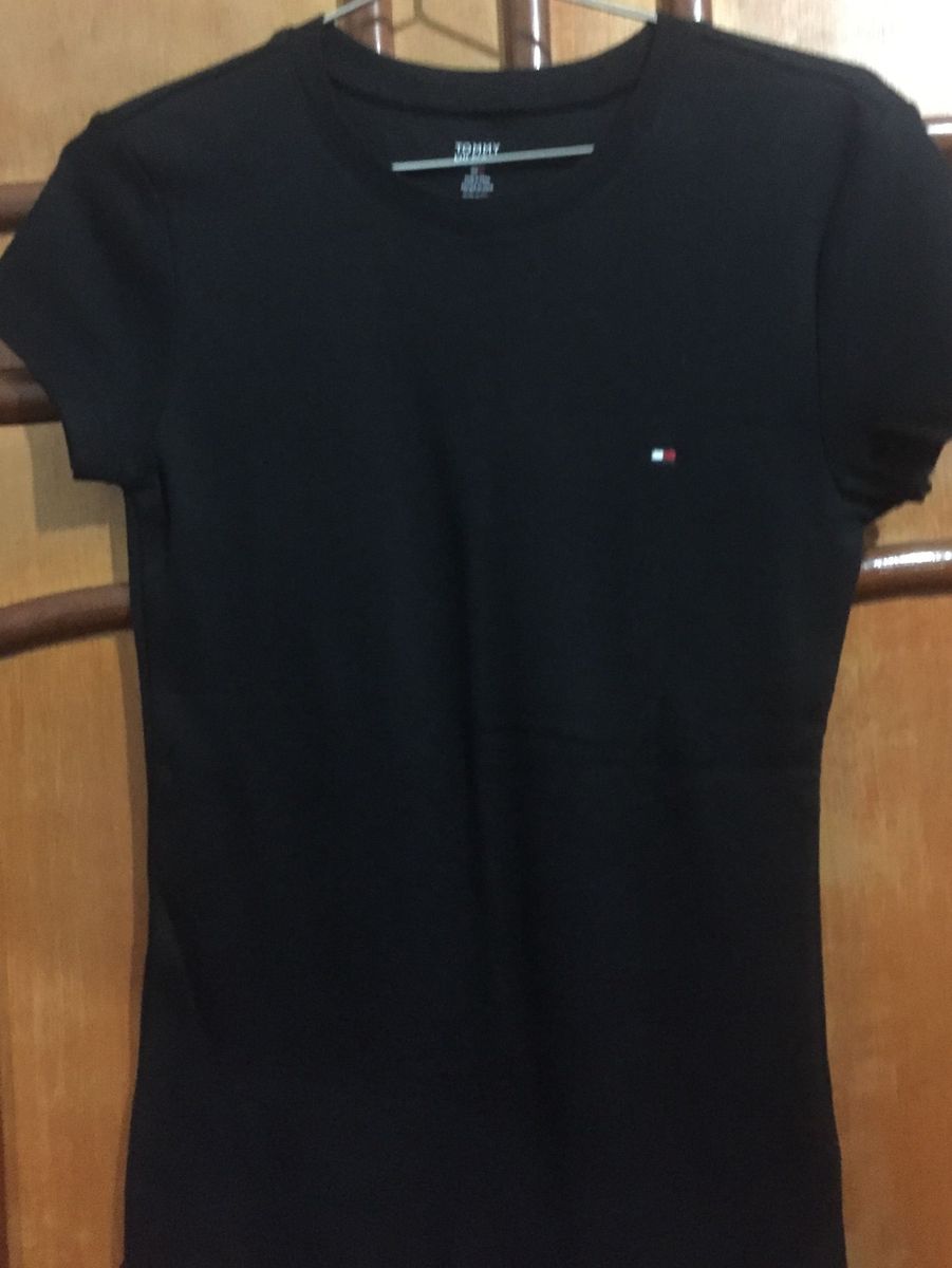 camisa da tommy preta