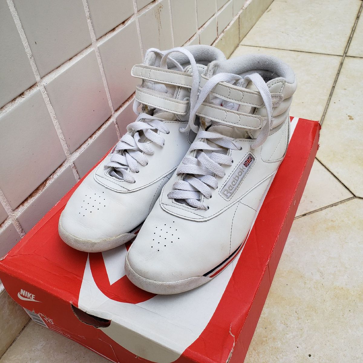 tênis reebok freestyle high feminino