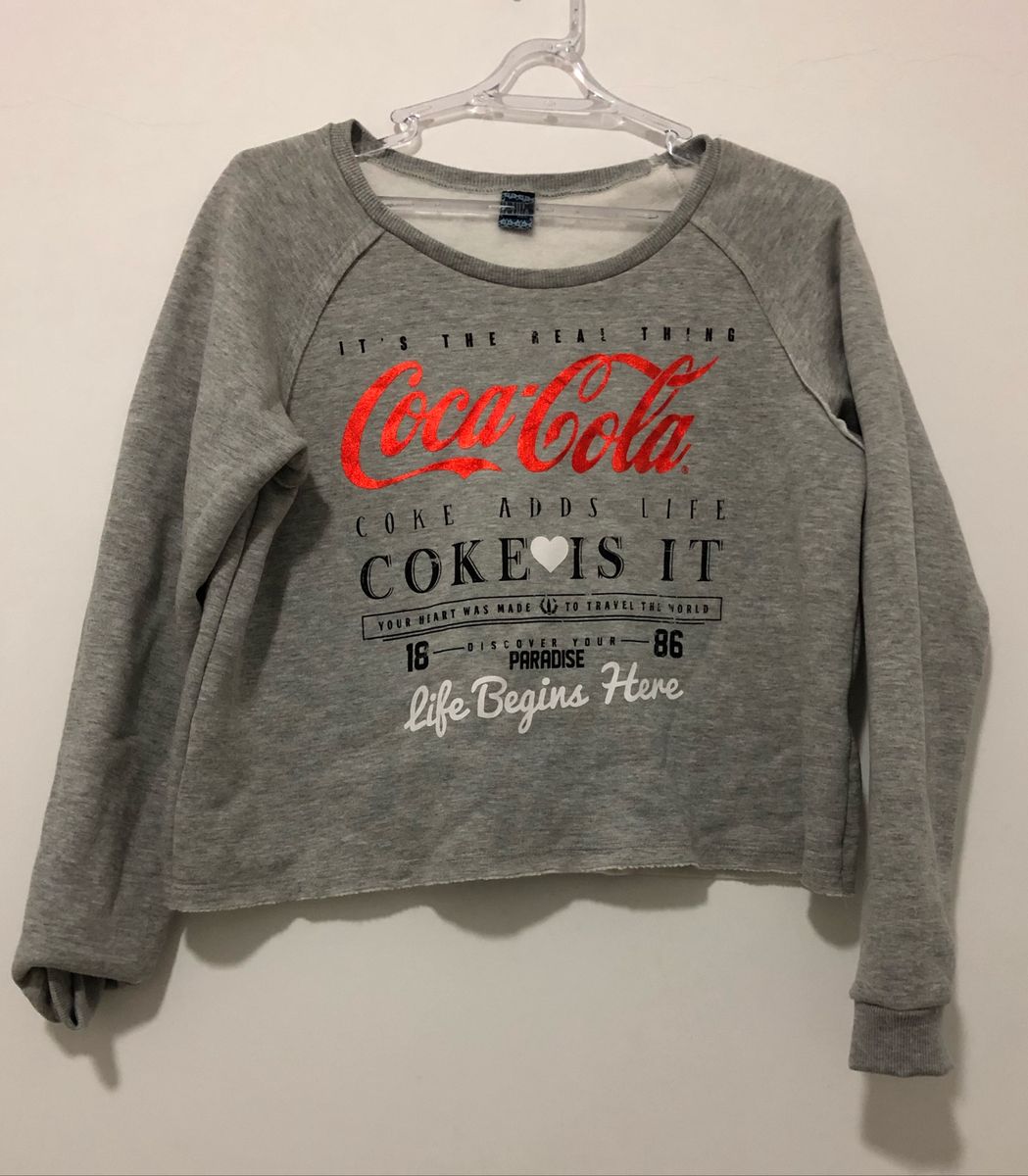 casaco coca cola feminino