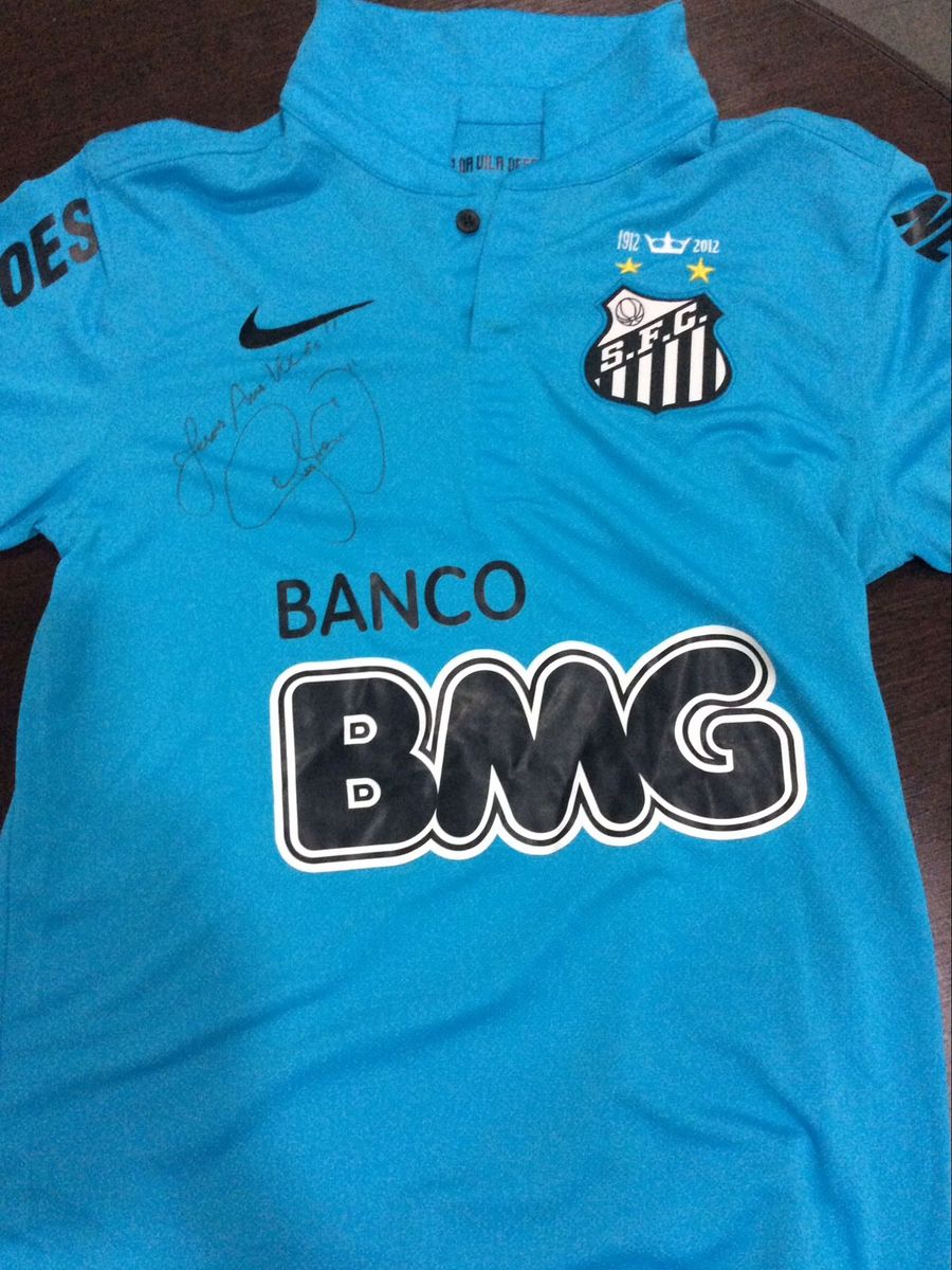 camisa santos nike 2012 azul