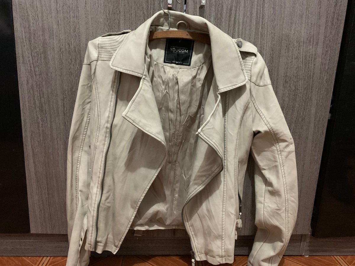 youcom jaqueta de couro