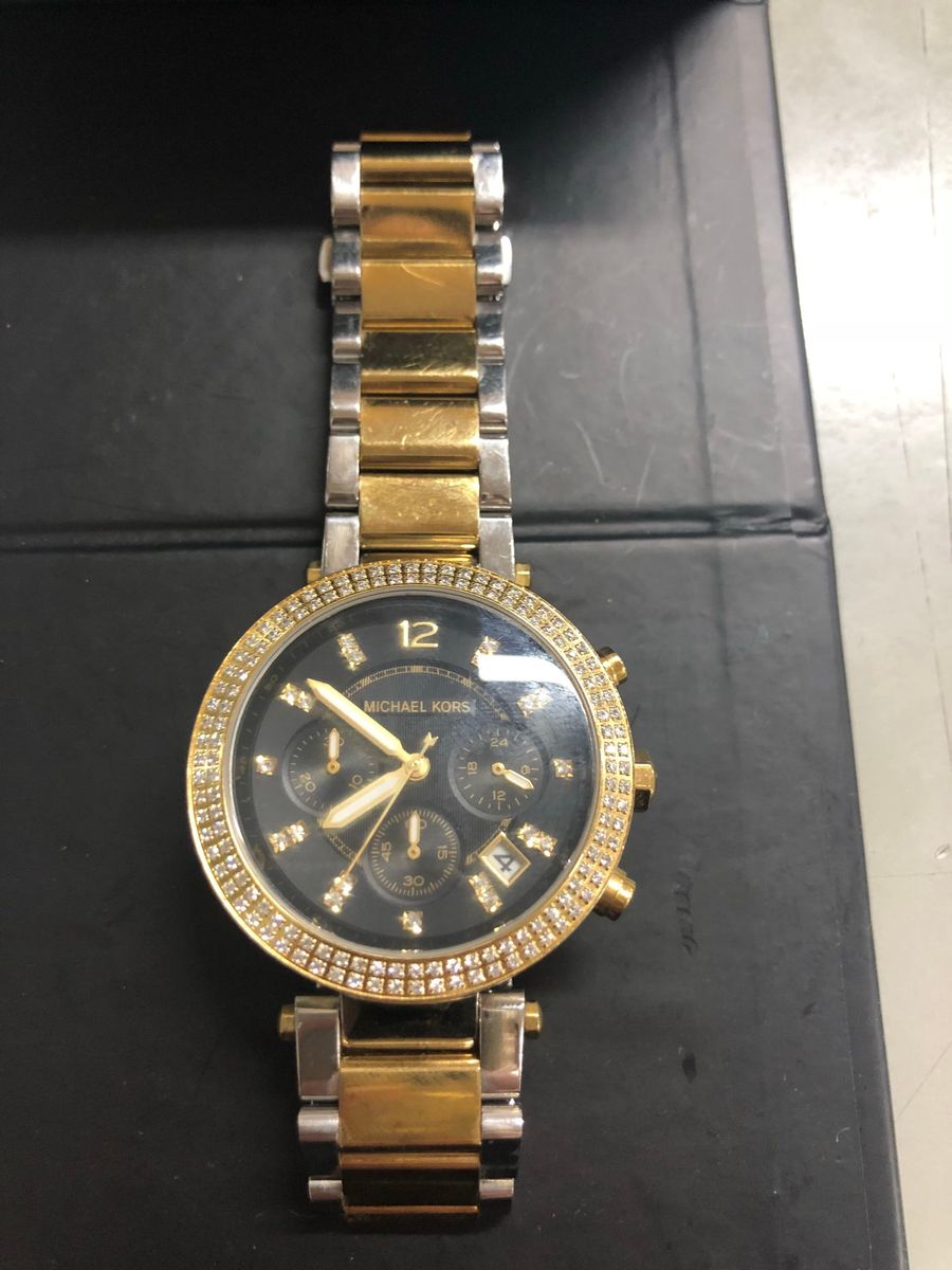 relogio michael kors feminino com pedras