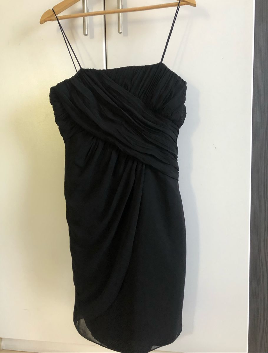vestido preto zara