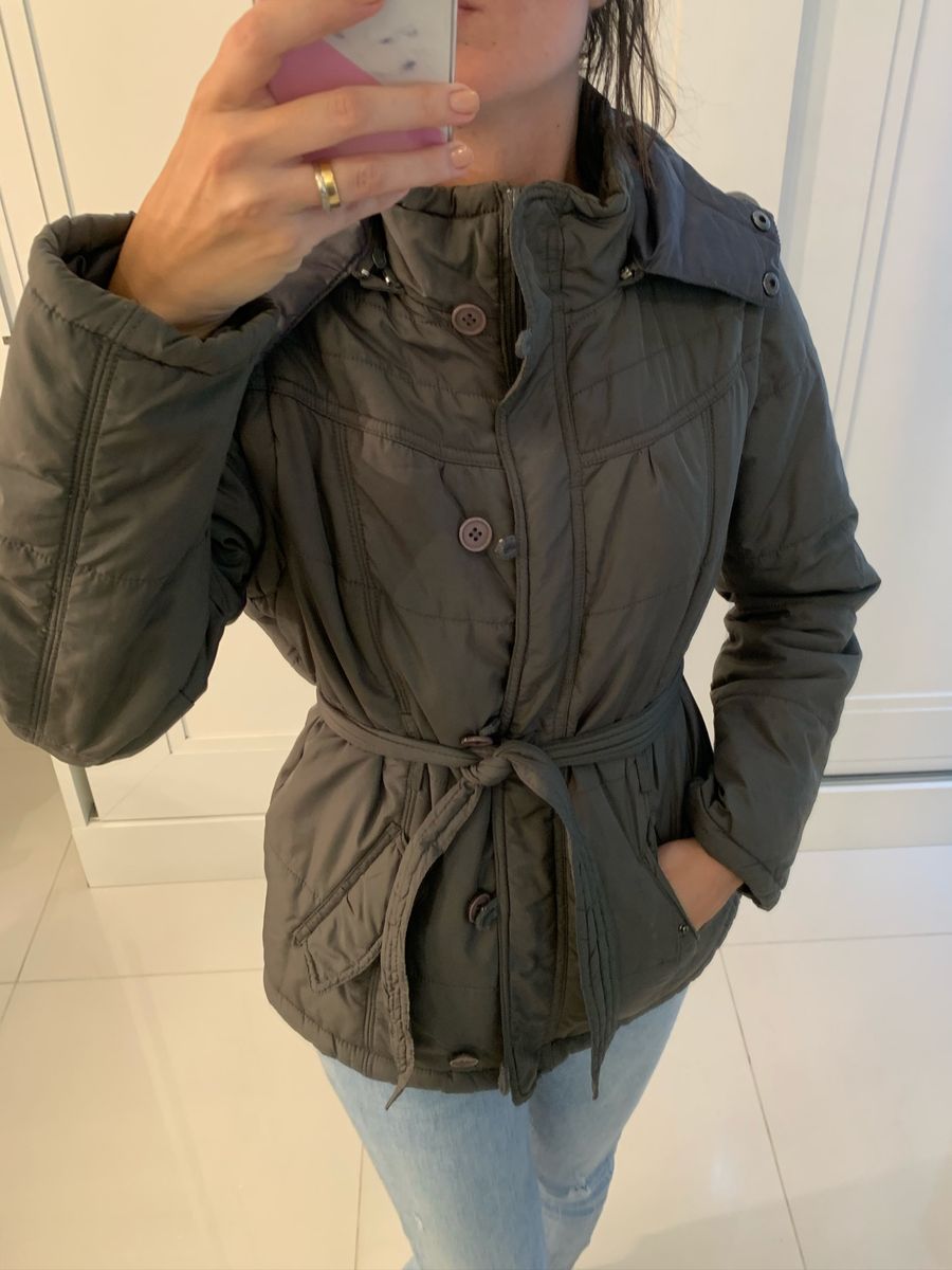 casaco nylon feminino hering