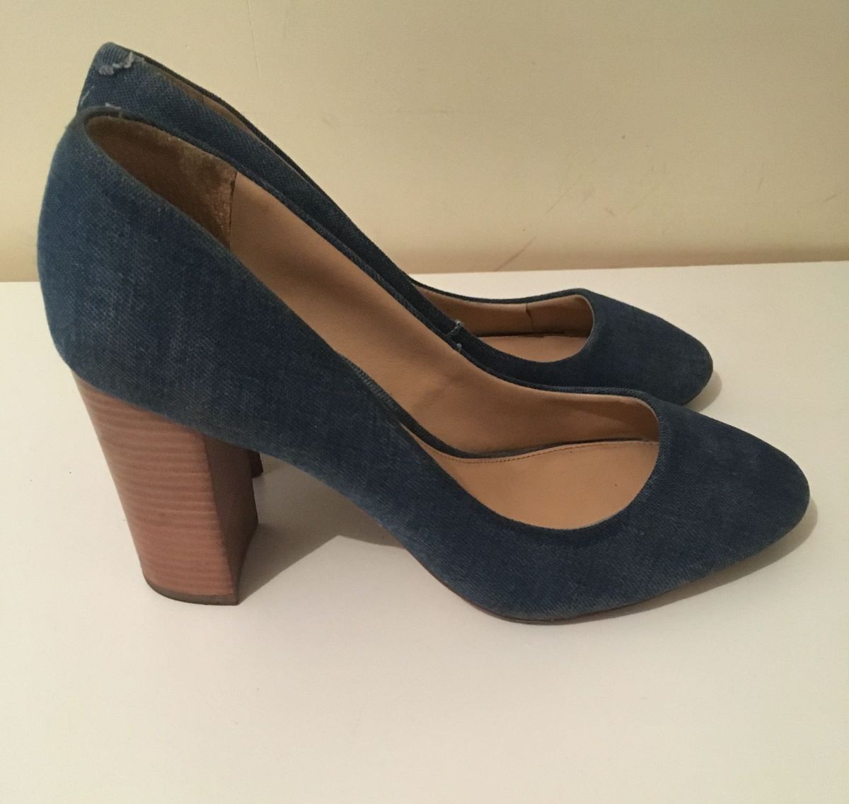 scarpin jeans arezzo