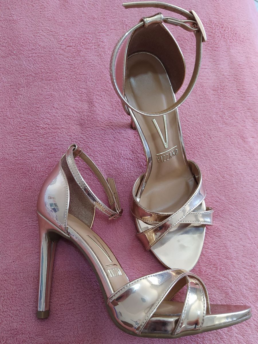 sandalia rose gold vizzano