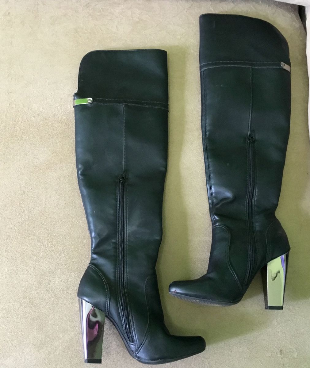 bota feminina over the knee via marte