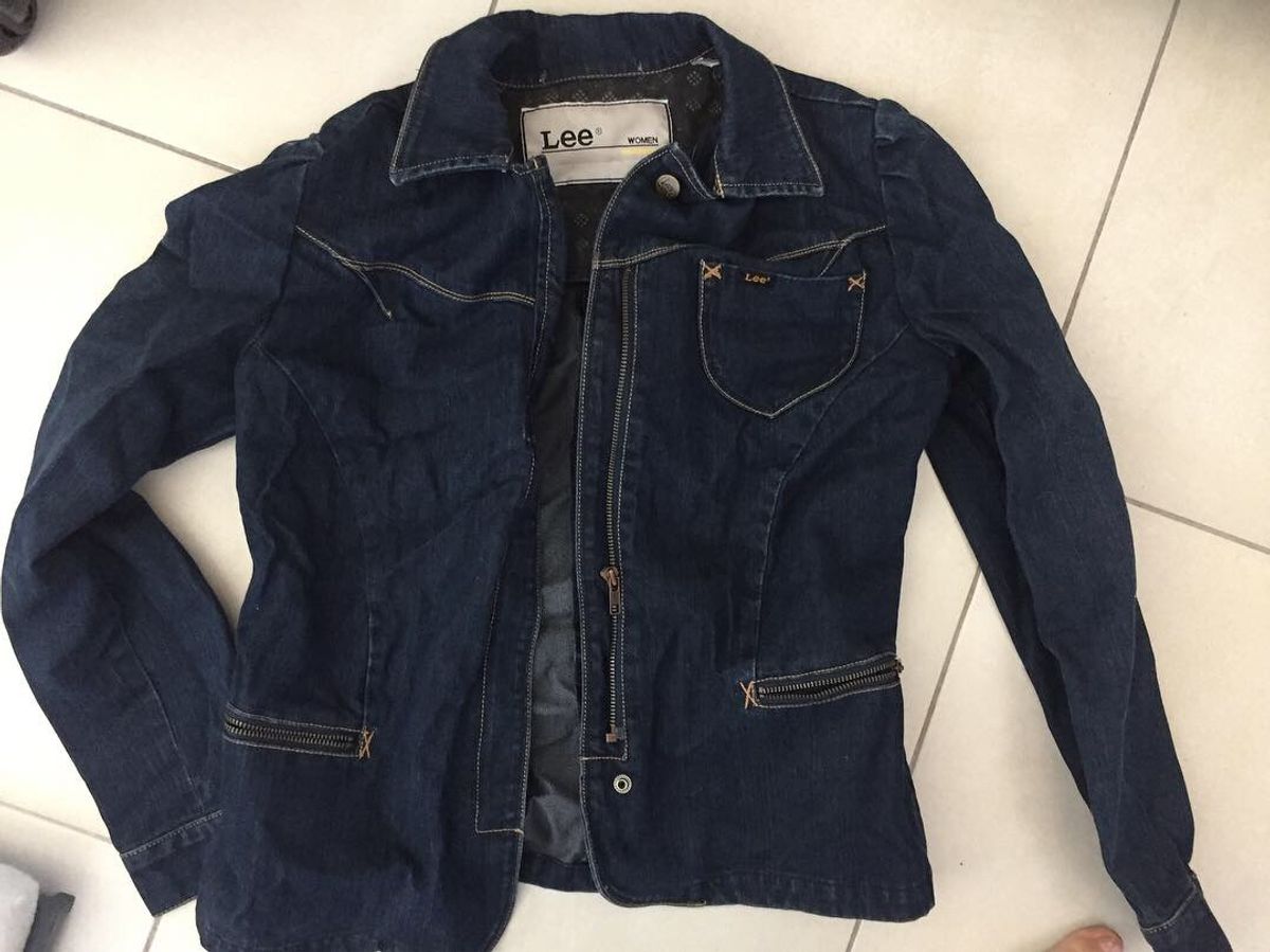 jaqueta jeans lee original