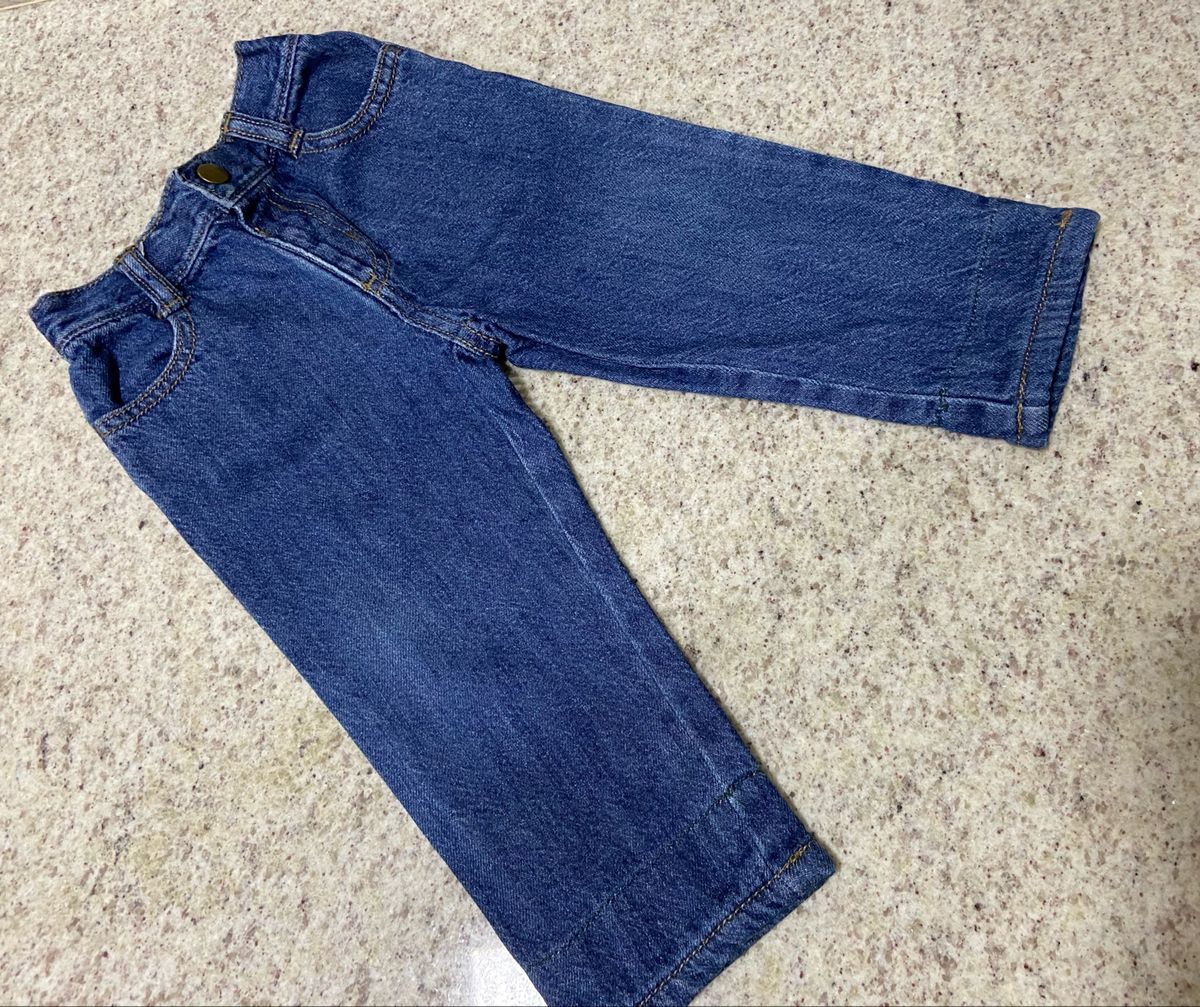 calça jeans para bebe menino