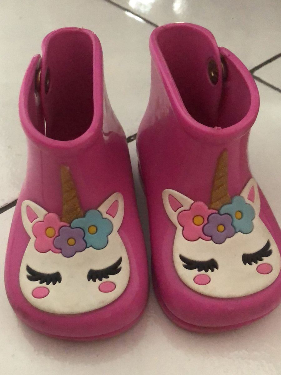 botinha unicornio
