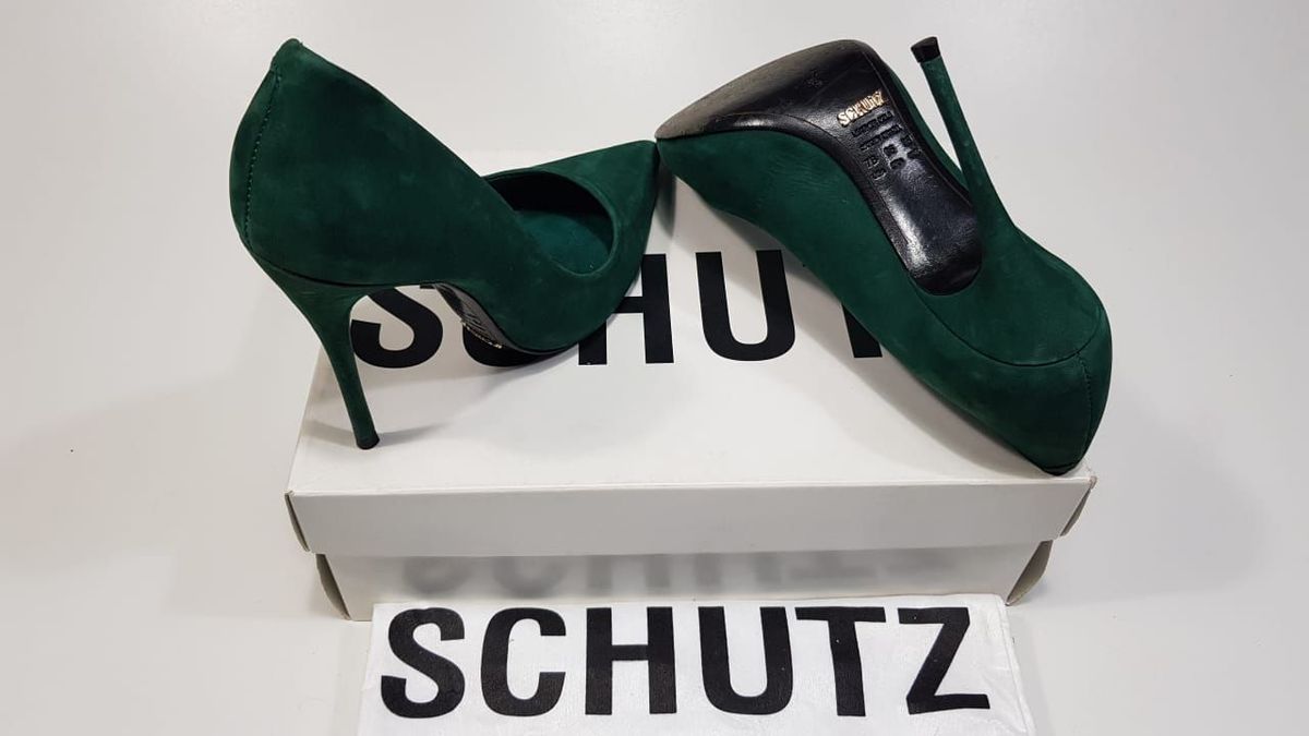 scarpin verde schutz