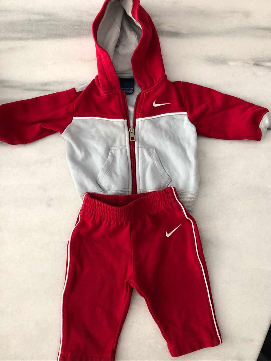 conjunto moletom nike bebe