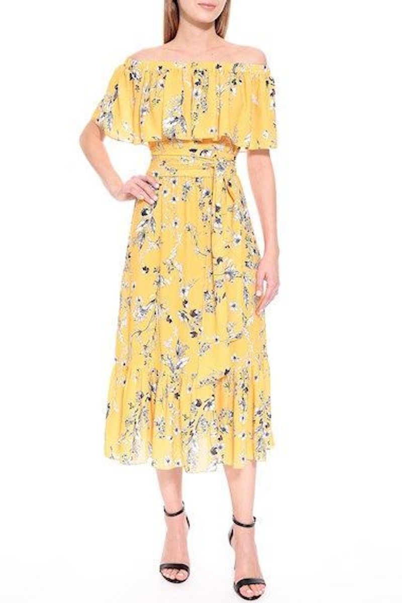 vestido amarelo amissima