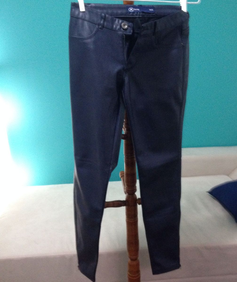 calça couro hering