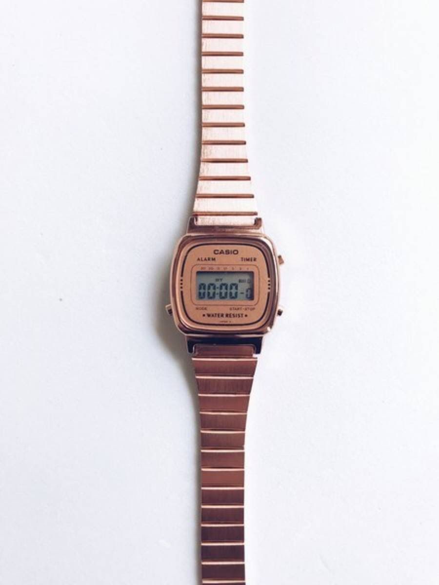 casio vintage mini rose