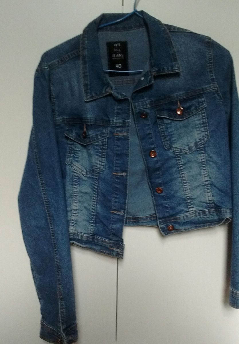 jaqueta jeans feminina curta marisa