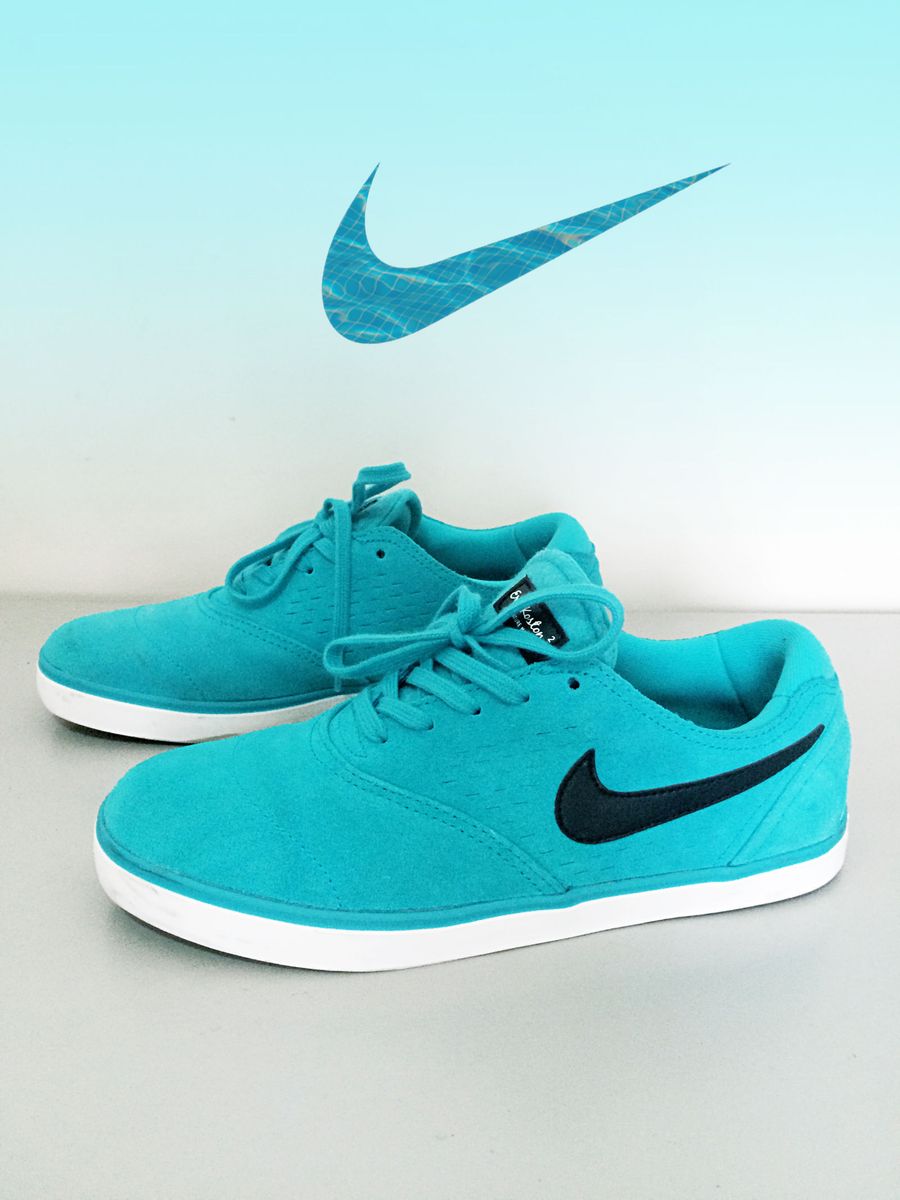tenis nike azul piscina