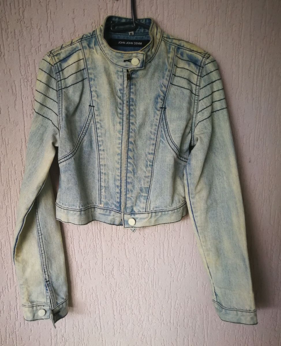jaqueta jeans john john feminina
