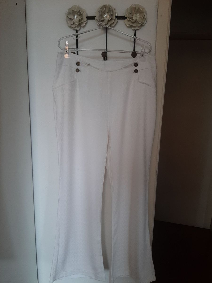 calça branca feminina cotton