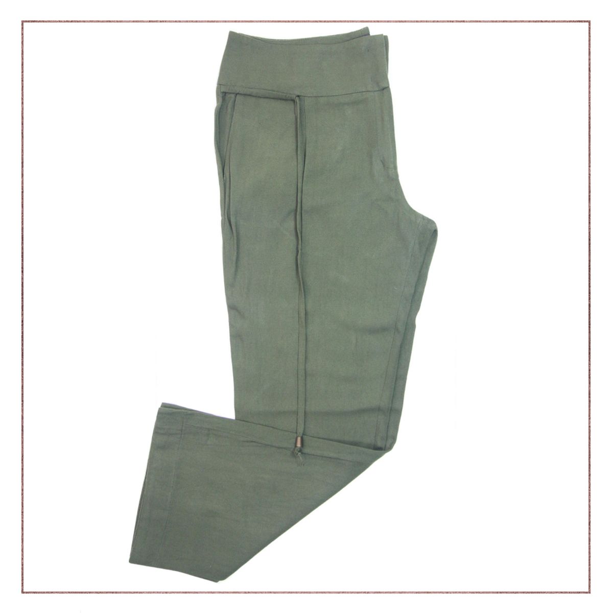 calça feminina verde musgo