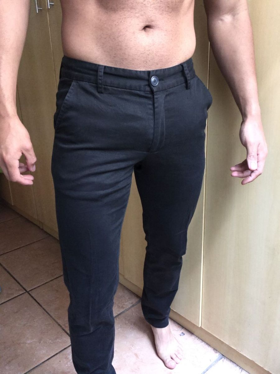 calça alfaiataria masculina cintura alta