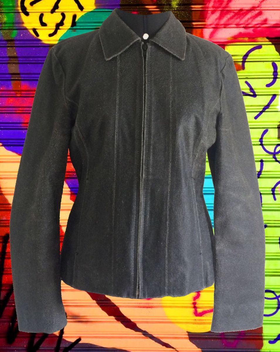 jaqueta de couro feminina enjoei