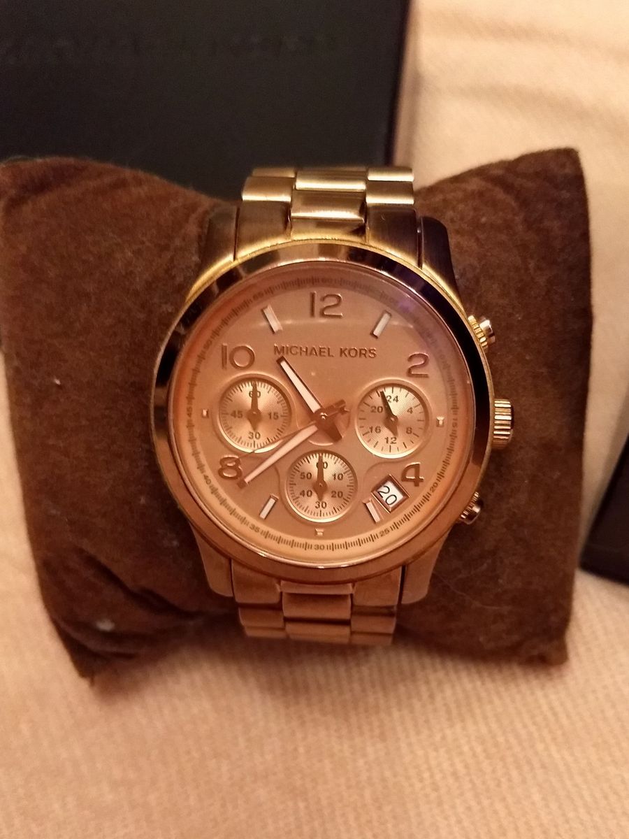 relogio michael kors rose feminino
