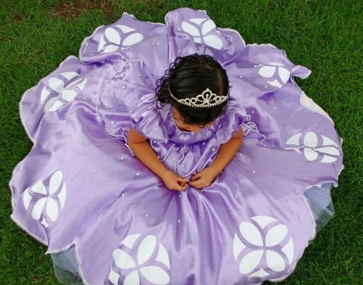 vestido princesa sofia usado