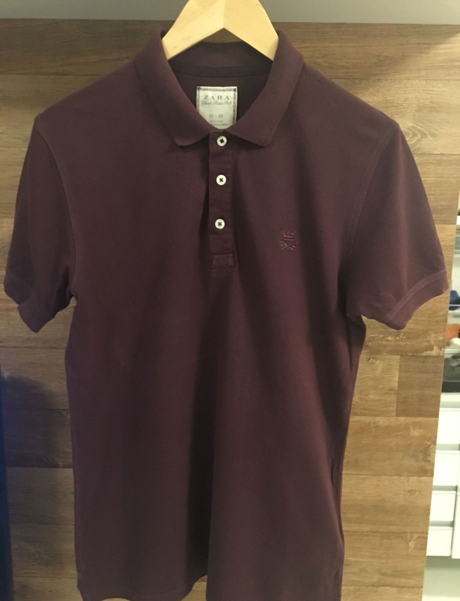 camisa polo zara masculina