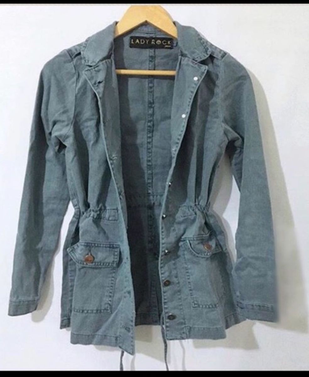 jaqueta parka lady rock