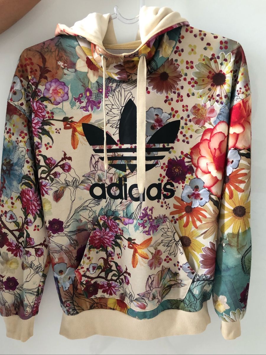 moletom adidas feminino estampado