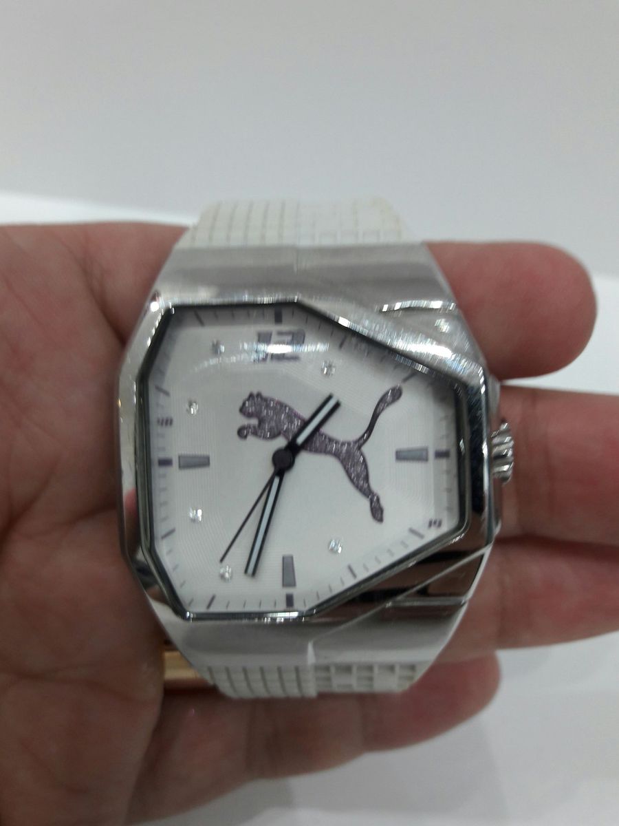 relogio puma quadrado
