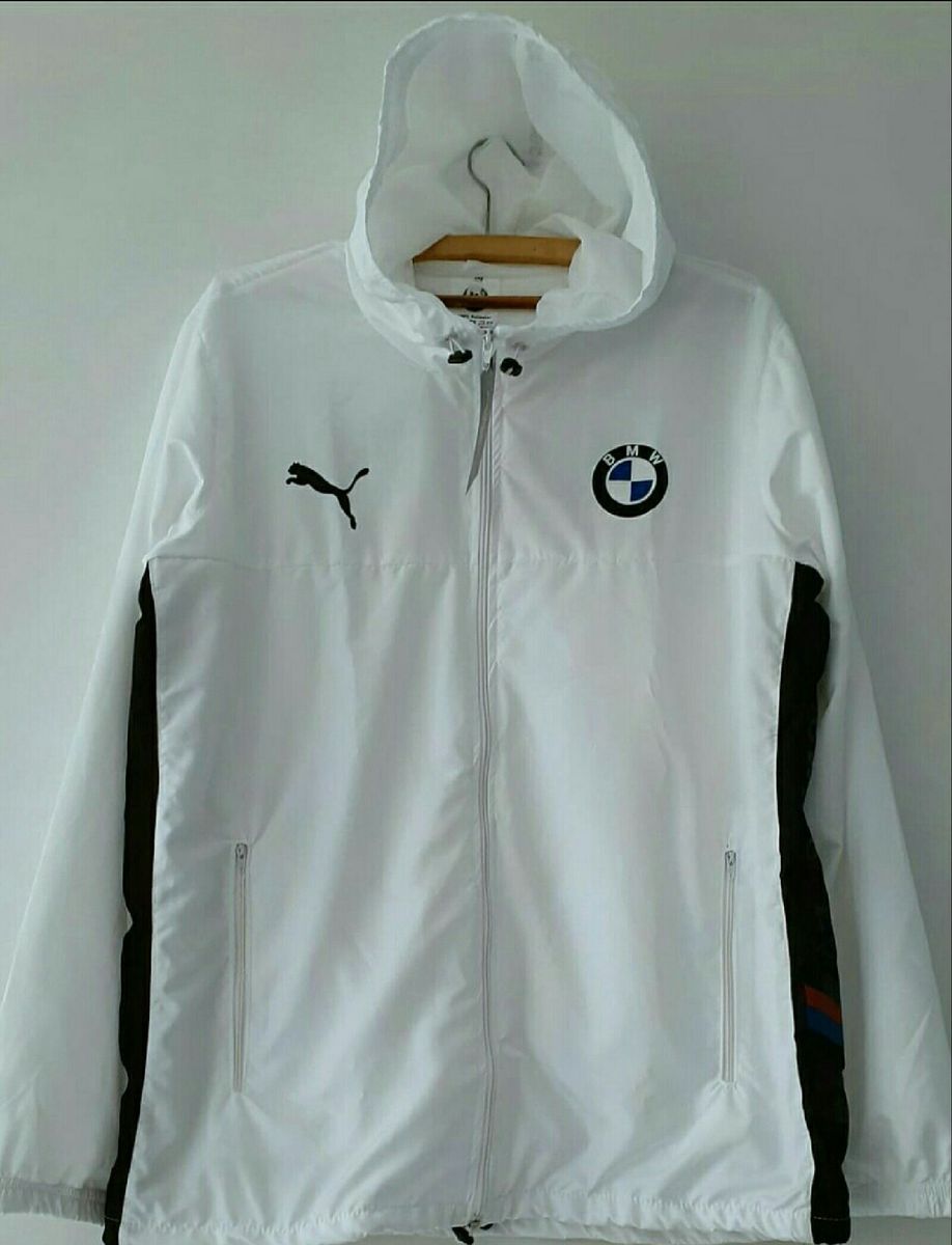 corta vento da bmw branco