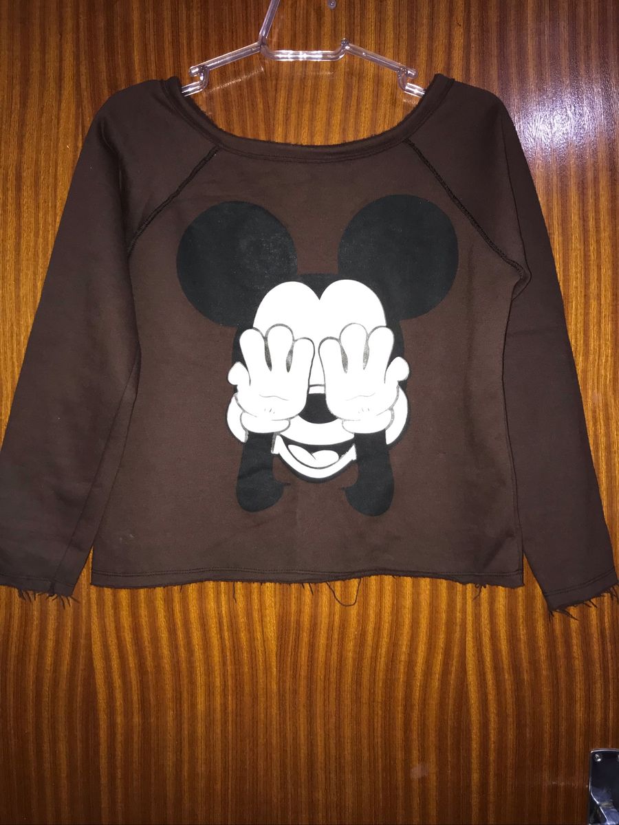 blusa de frio do mickey feminina