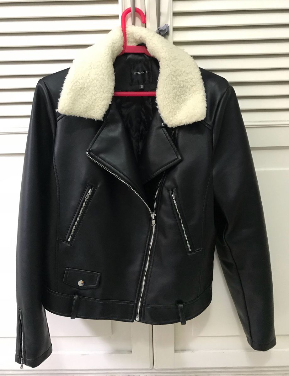 jaqueta de couro bufalo feminina