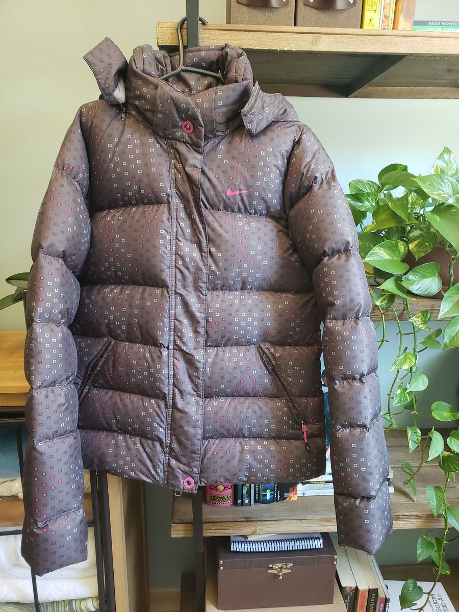 jaqueta pena de ganso nike feminina