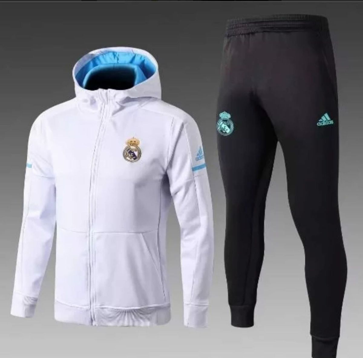 agasalho real madrid branco