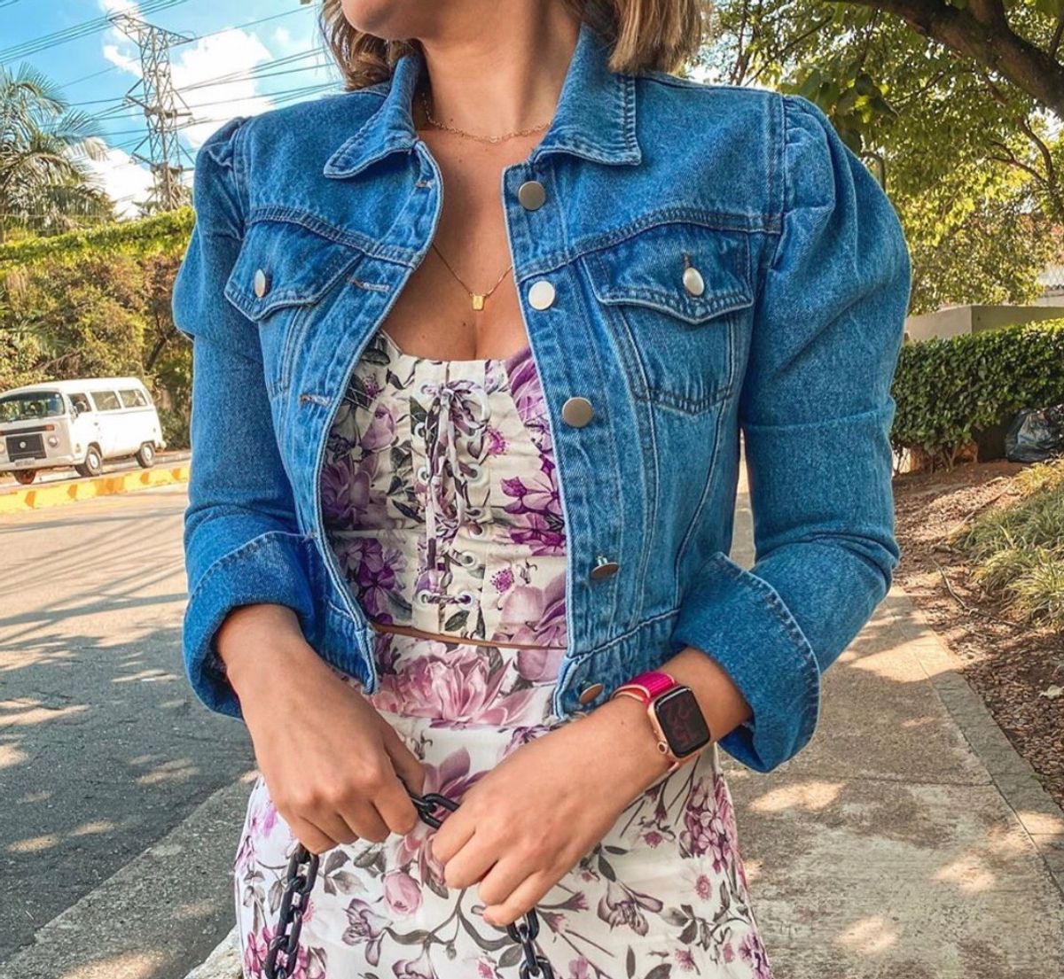 enjoei jaqueta jeans