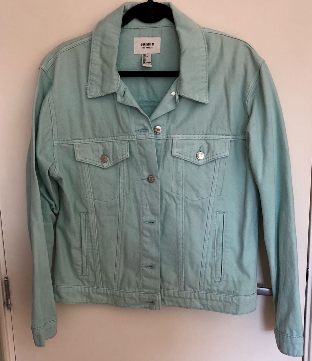 jaqueta verde feminina forever 21