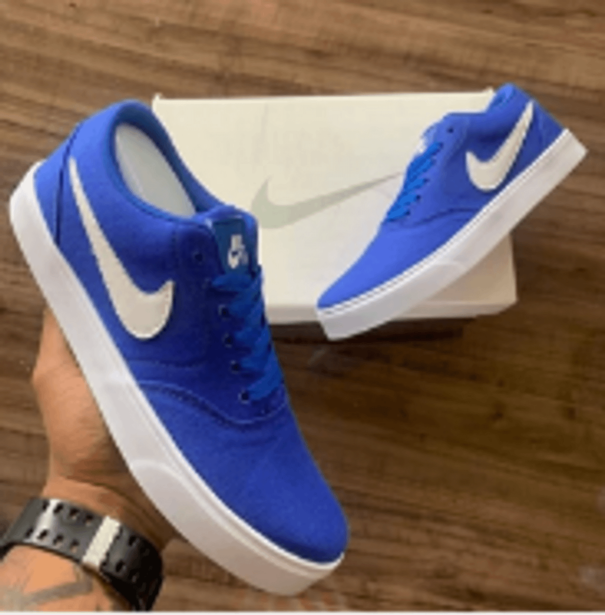 tênis nike sb azul