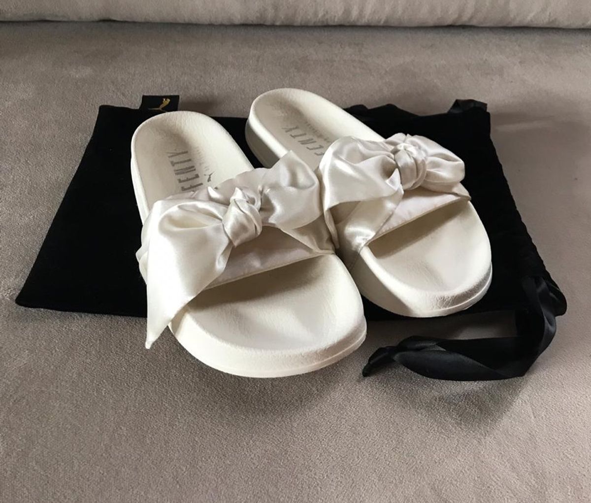 chinelo puma fenty rihanna rosa chinelo puma fenty rihanna rosa