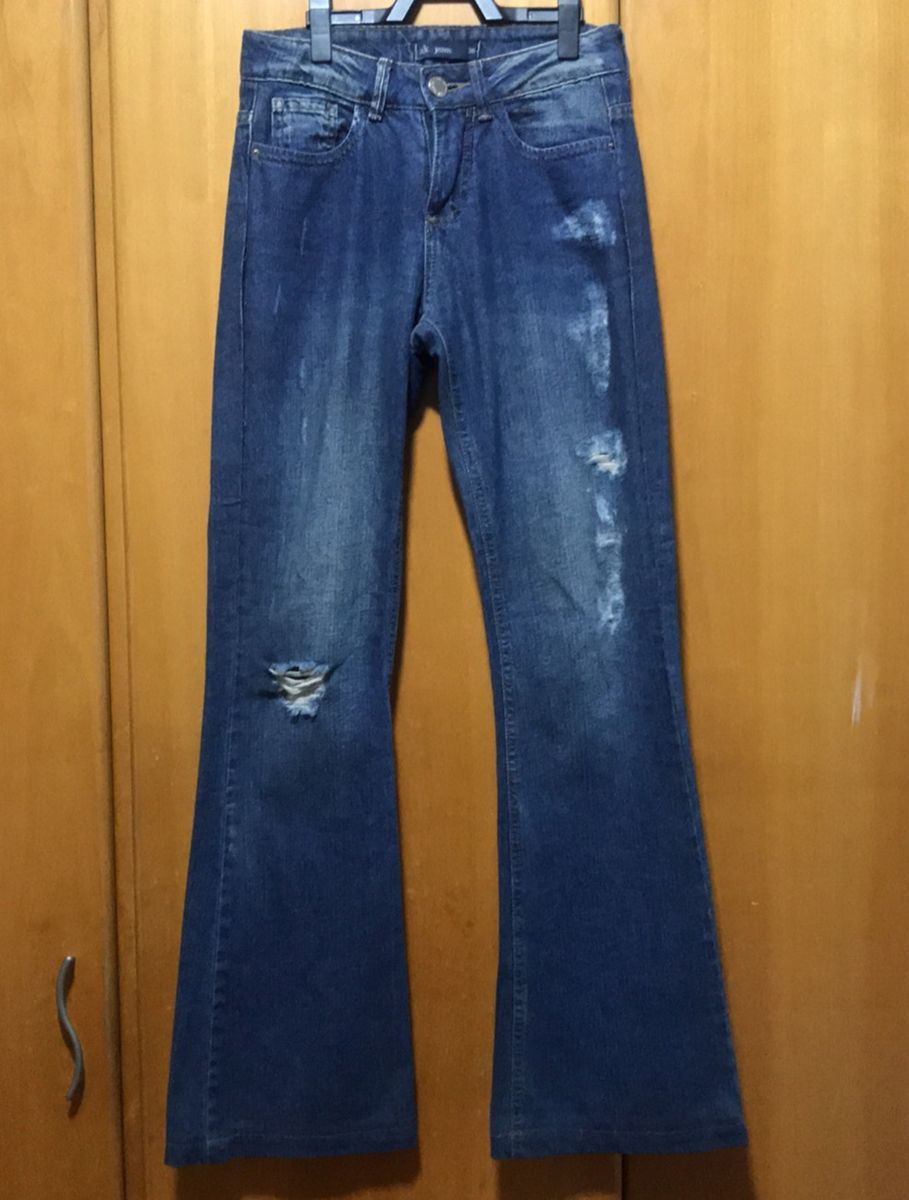 calça flare jeans riachuelo