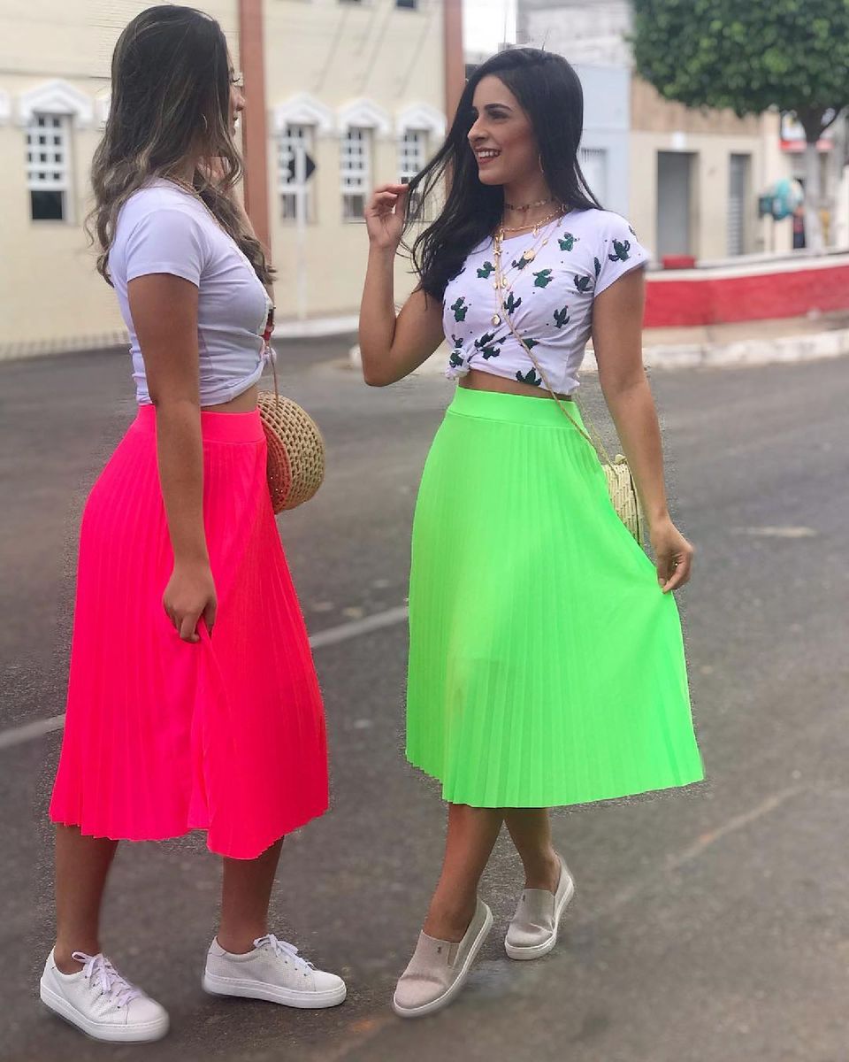 saia verde neon